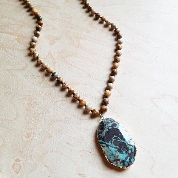 Ocean Agate Necklace