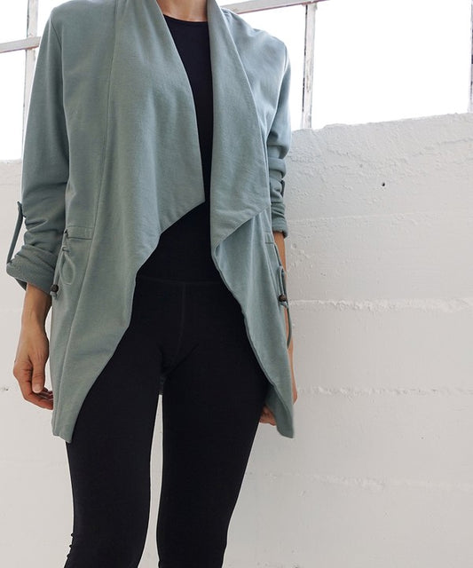 Hemp Open Front Jacket