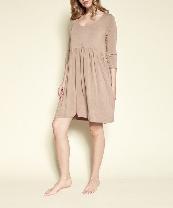 Bamboo Babydoll Dress