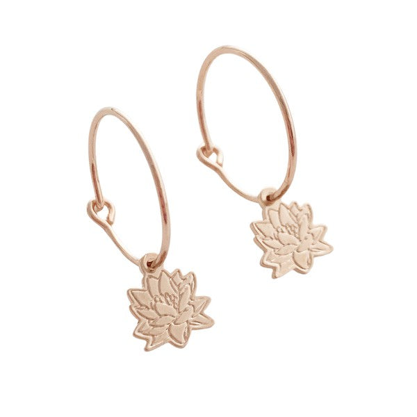 Magic Charm Lotus Hoops