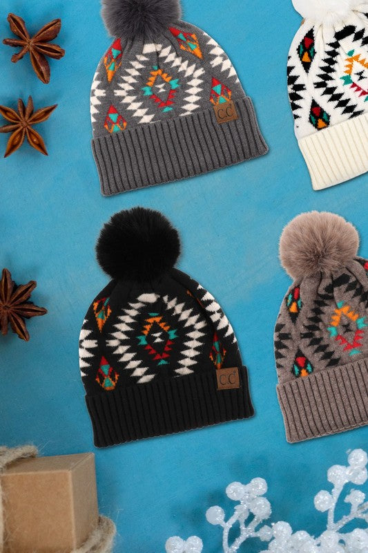 Southwest Print Beanie