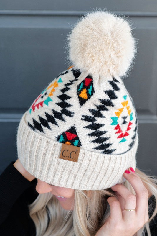 Southwest Print Beanie