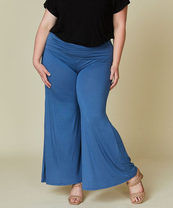 Plus Bamboo Classic Palazzo Pant