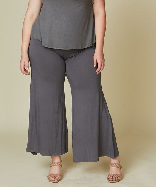 Plus Bamboo Classic Palazzo Pant