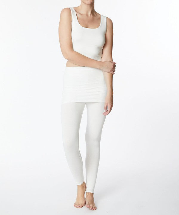 Bamboo One Piece Skirted Legging