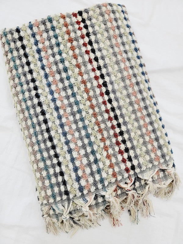 Organic Turkish Cotton Pom Pom Towels