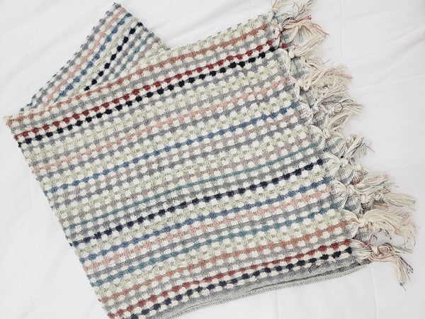 Organic Turkish Cotton Pom Pom Towels