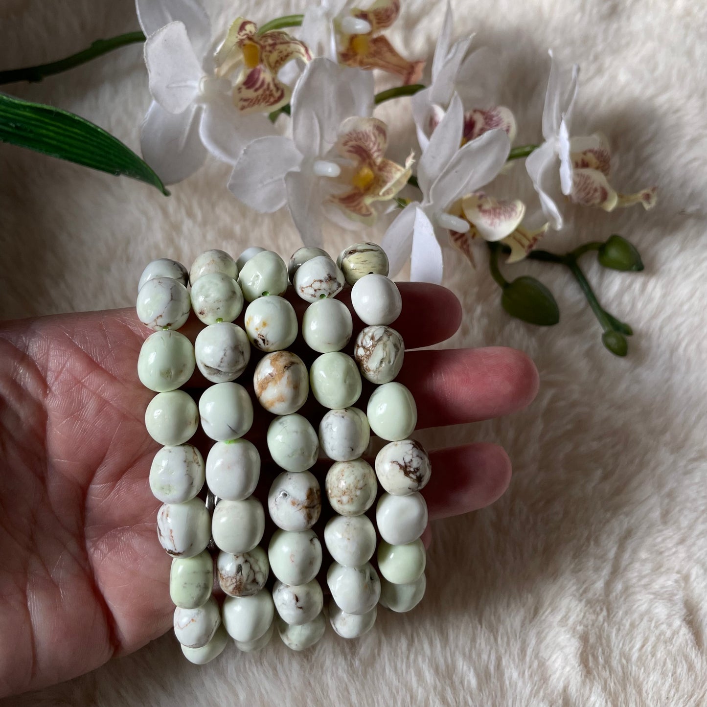 Lemon Chrysoprase Stretch Bracelet