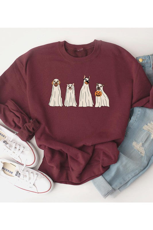 Ghost Dogs Unisex Fleece Sweatshirt