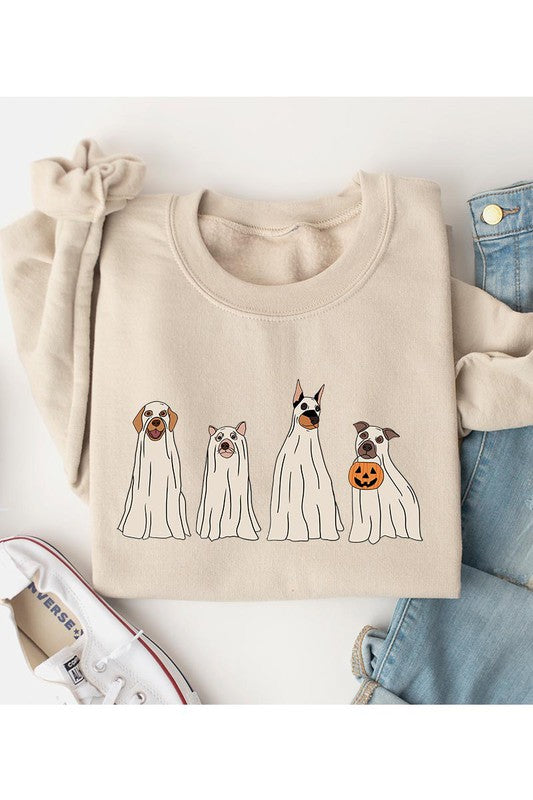 Ghost Dogs Unisex Fleece Sweatshirt