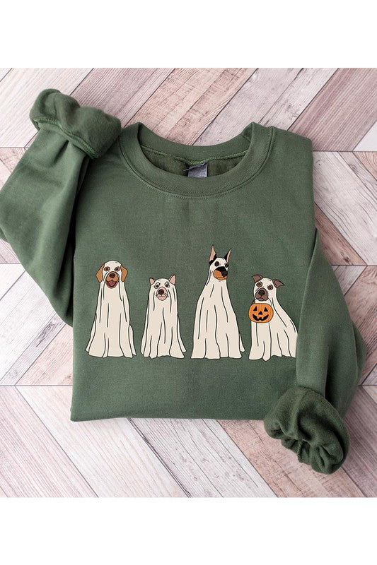 Ghost Dogs Unisex Fleece Sweatshirt