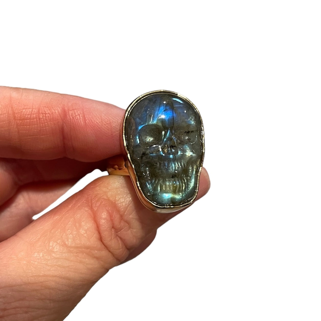 Alchemia  Labradorite Skull Ring