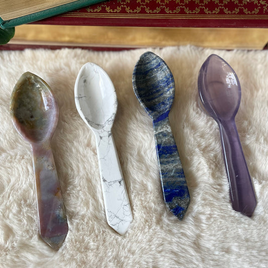 Natural Carved Crystal Spoon