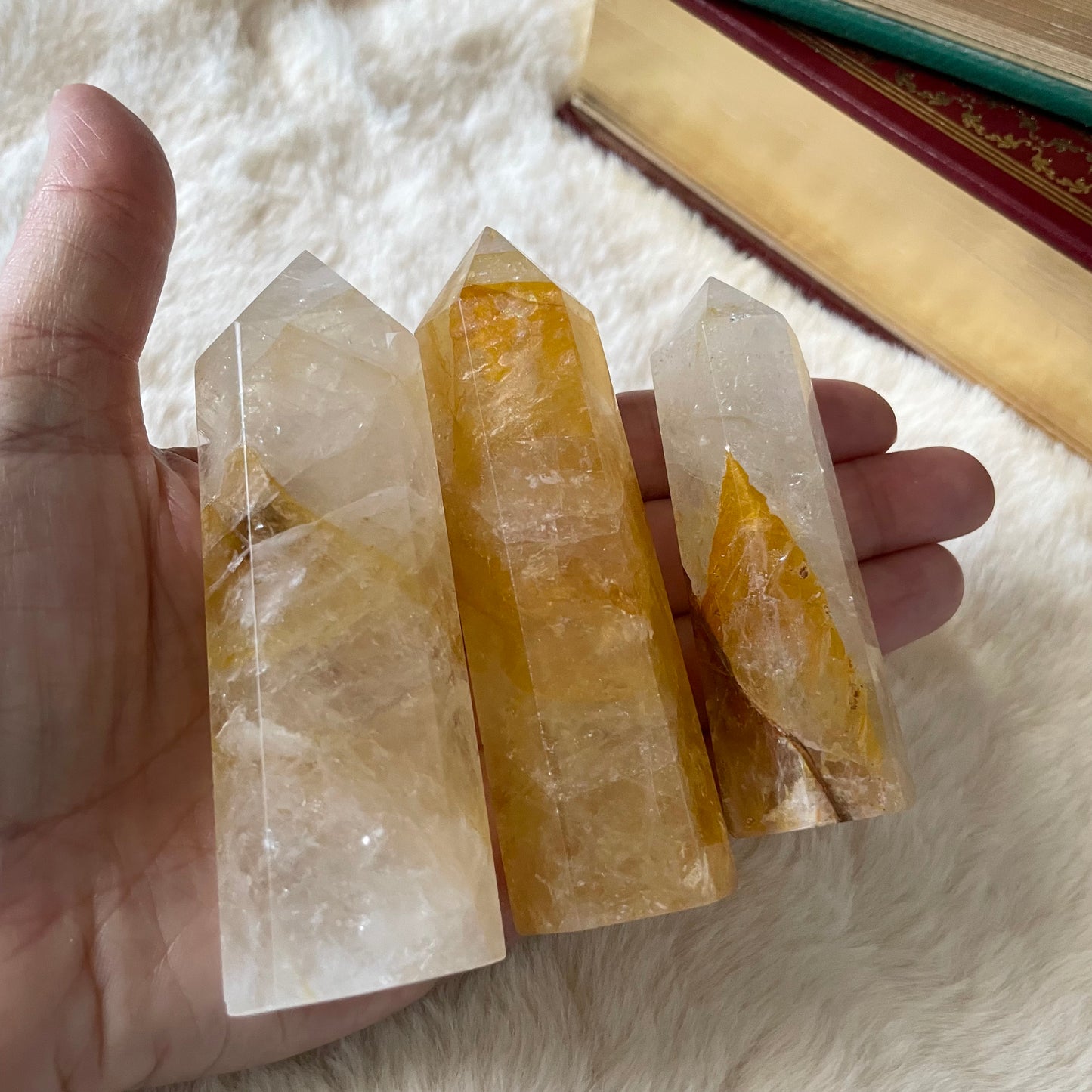 Golden Healer Quartz Tower