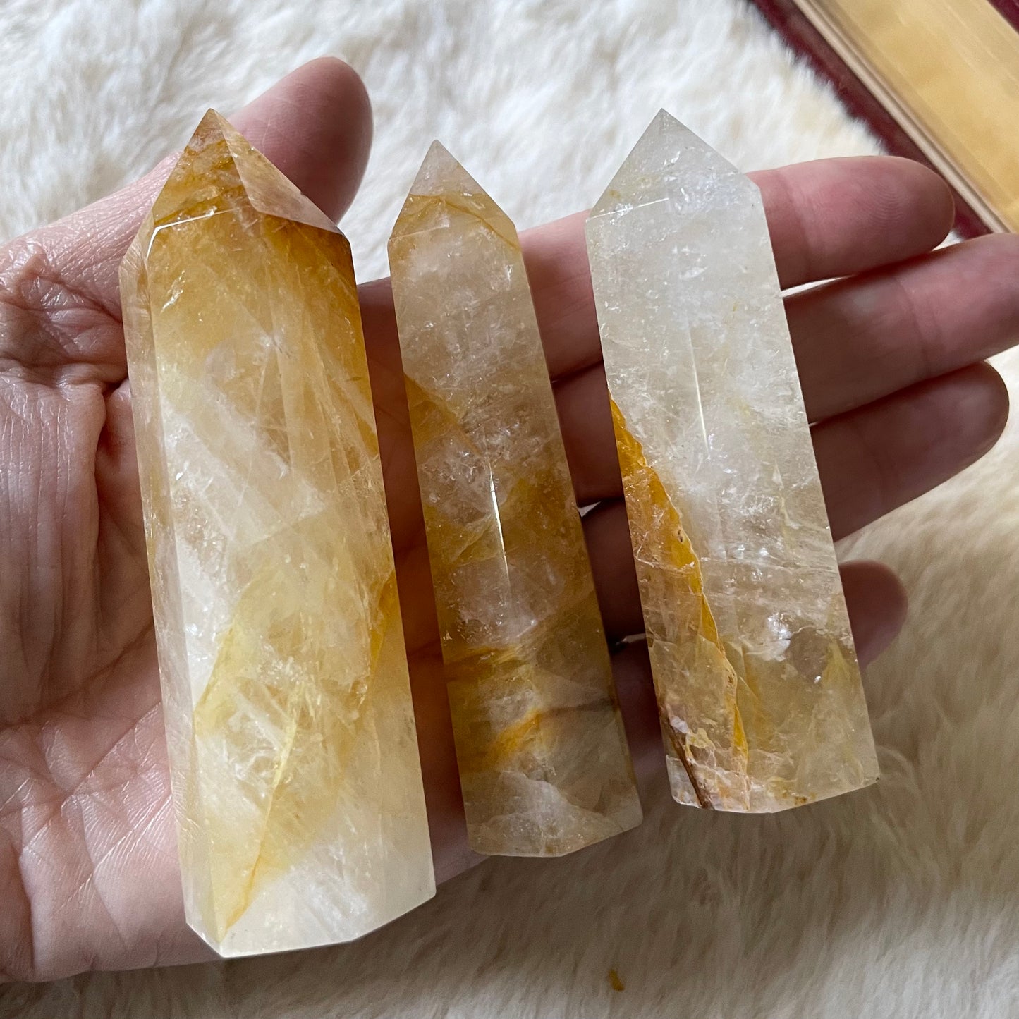 Golden Healer Quartz Tower