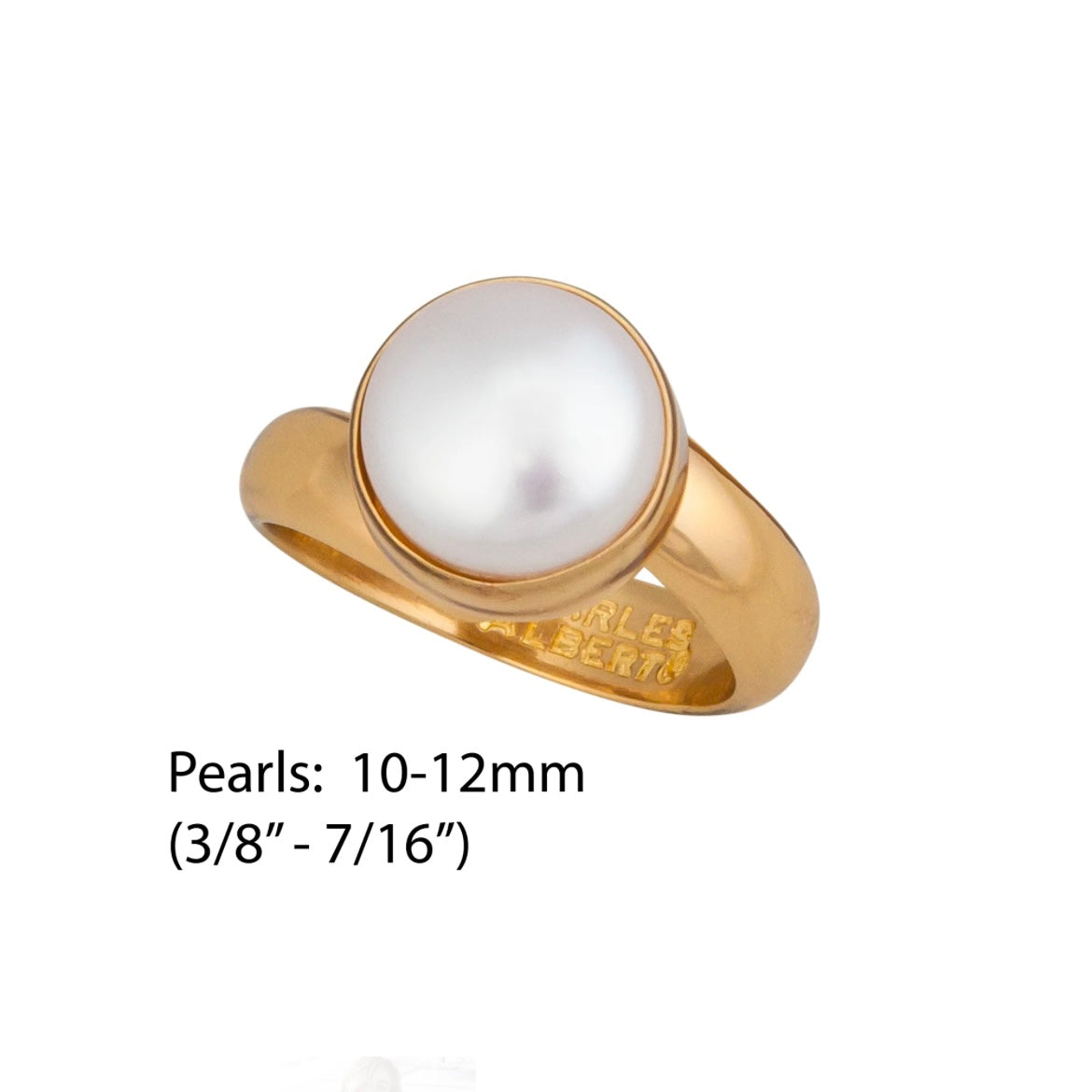 Alchemia Single Pearl Adjustable Ring