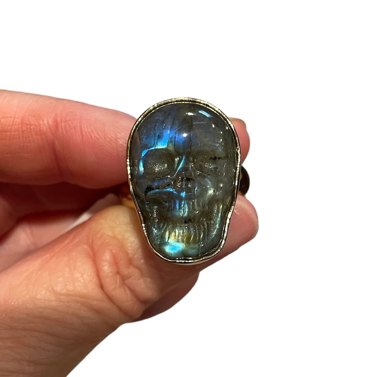 Alchemia  Labradorite Skull Ring