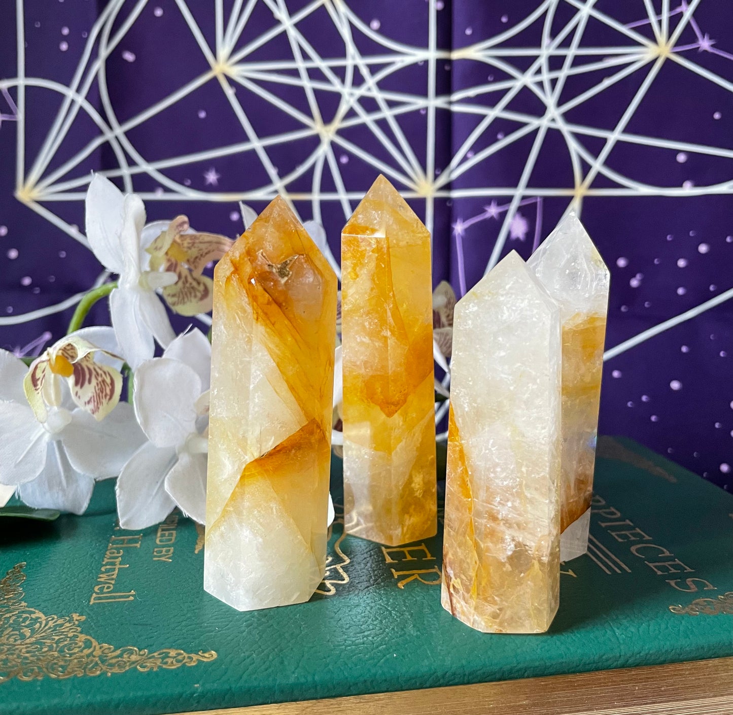 Golden Healer Quartz Tower