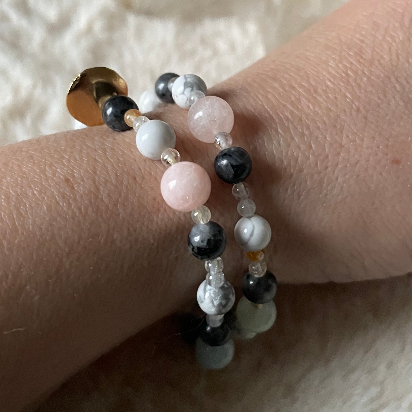 Wheel of the Year Mini Mala Stretch Bracelet