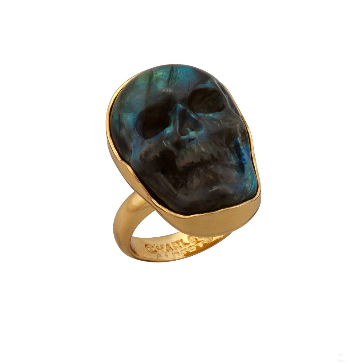 Alchemia  Labradorite Skull Ring