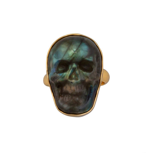 Alchemia  Labradorite Skull Ring