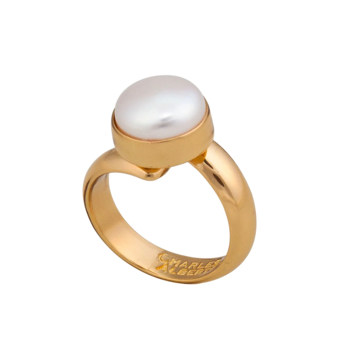 Alchemia Single Pearl Adjustable Ring