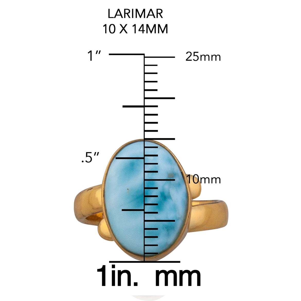 Alchemia Larimar Adjustable Ring