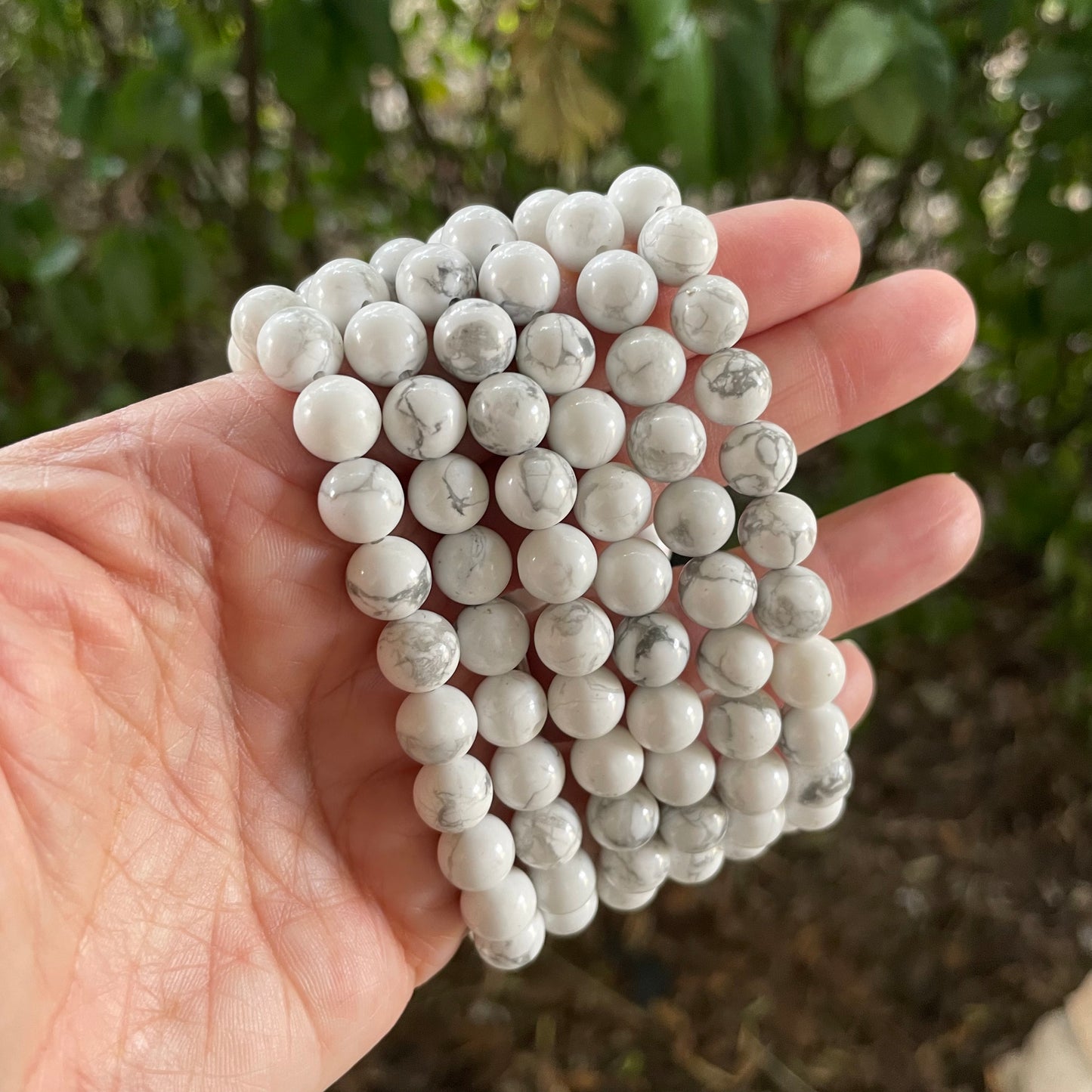 Howlite Stretch Bracelet