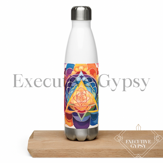 Sacred Geometry Stainless Steel Water Bottle