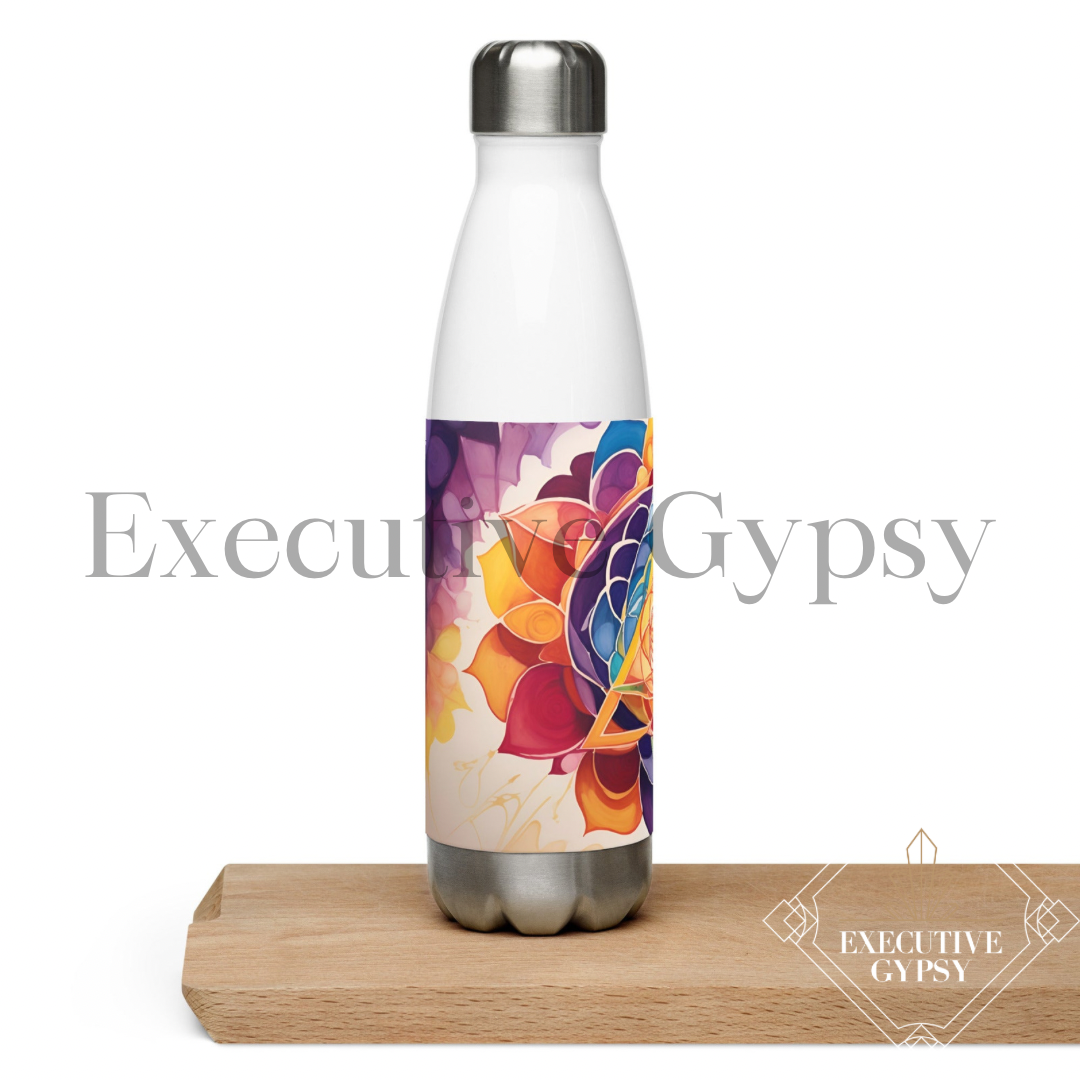 Sacred Geometry Stainless Steel Water Bottle