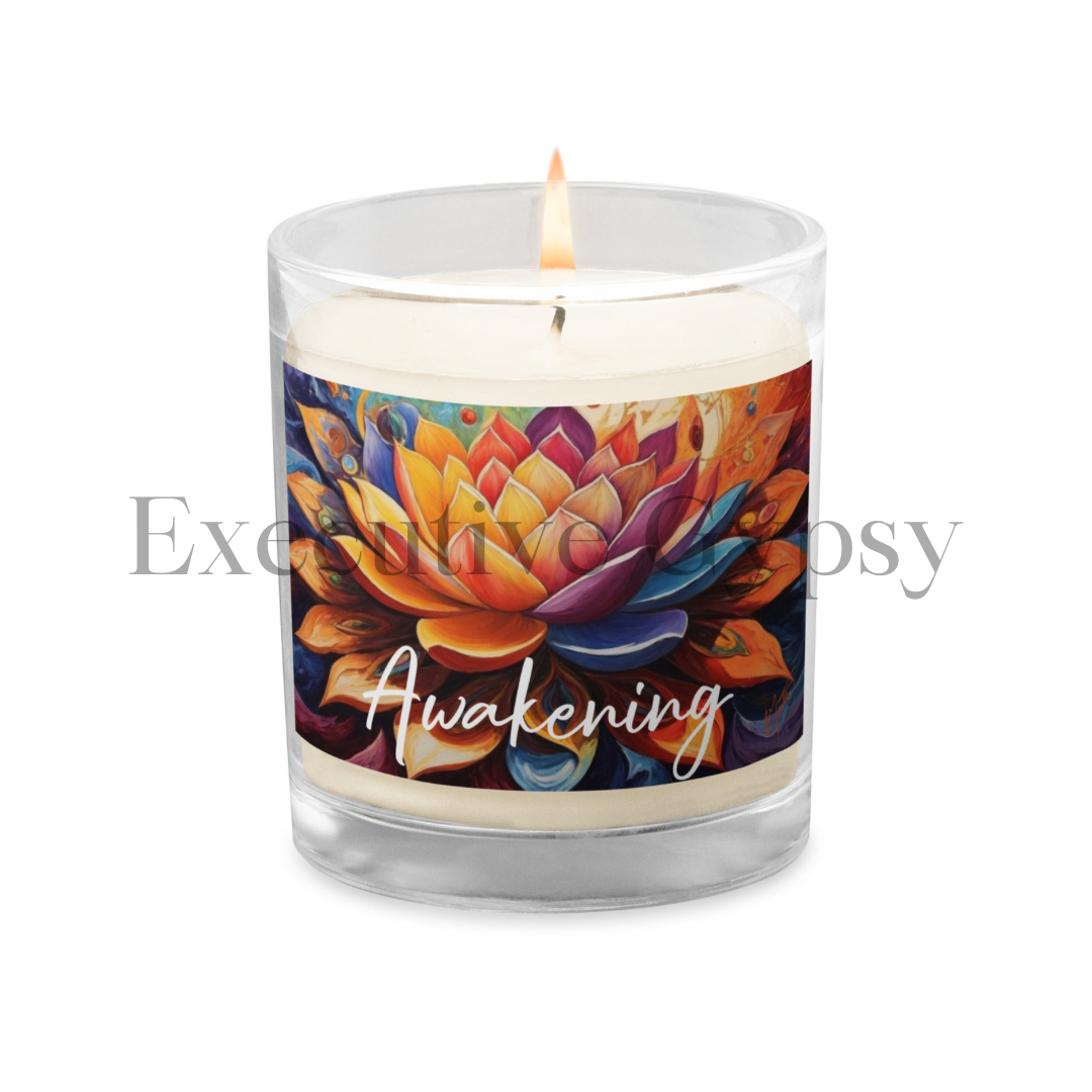 Awakening Glass jar soy wax candle