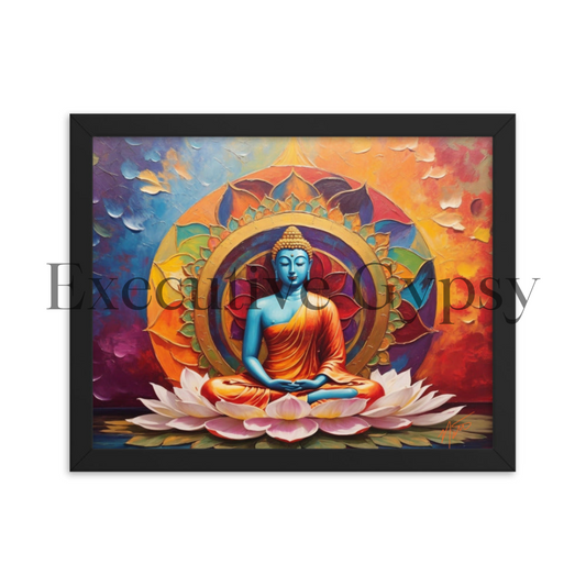 Lotus Buddha Framed Artwork