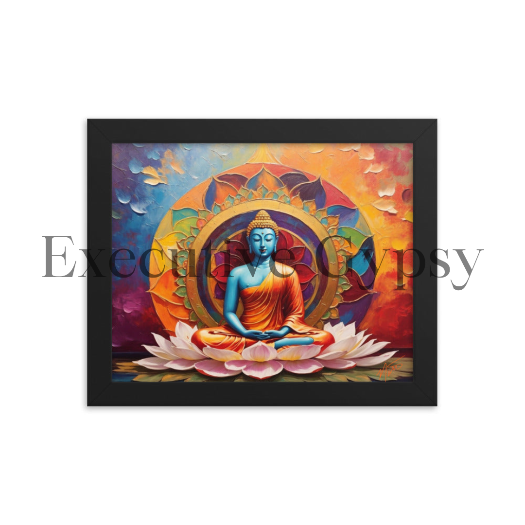 Lotus Buddha Framed Artwork