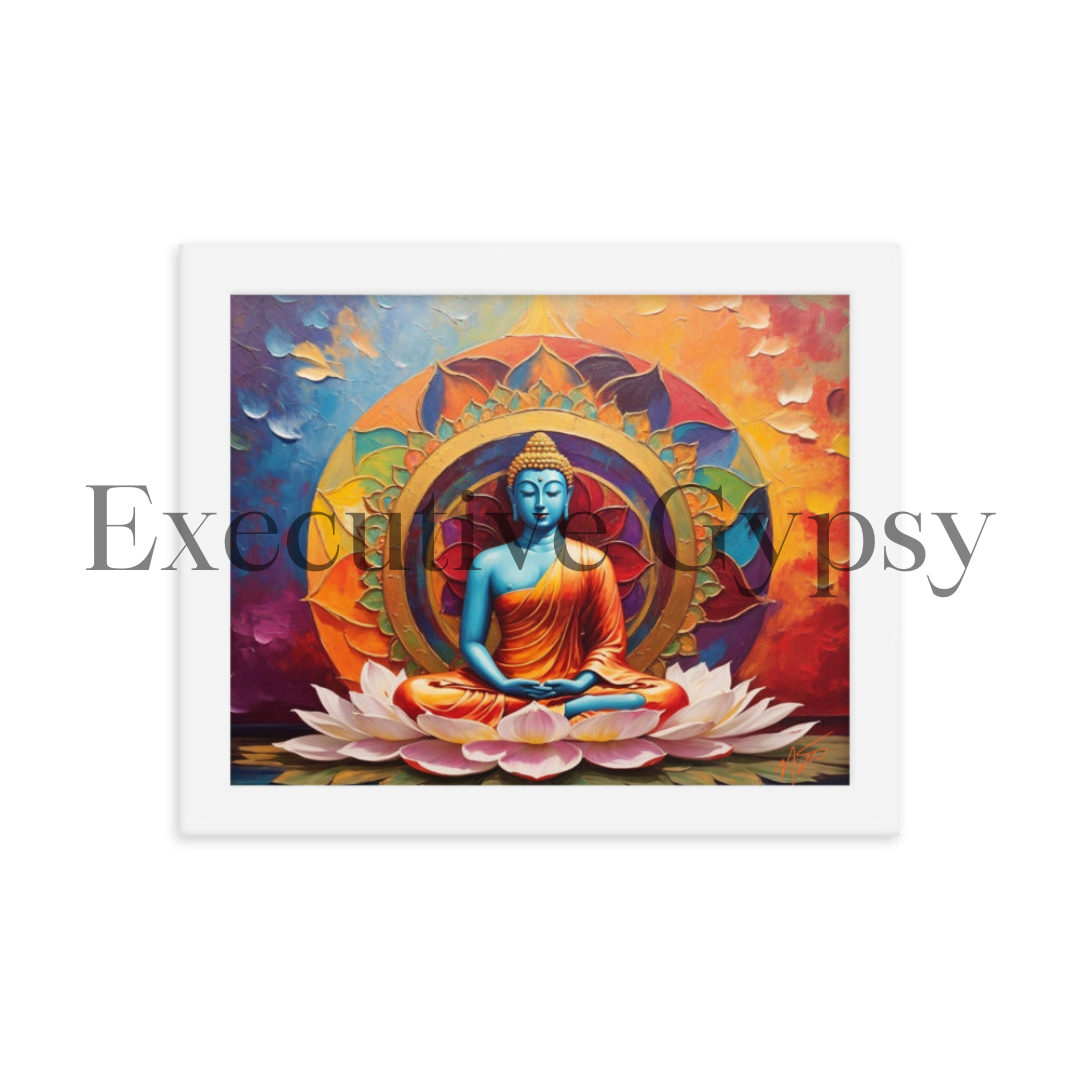 Lotus Buddha Framed Artwork