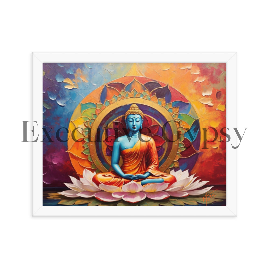 Lotus Buddha Framed Artwork