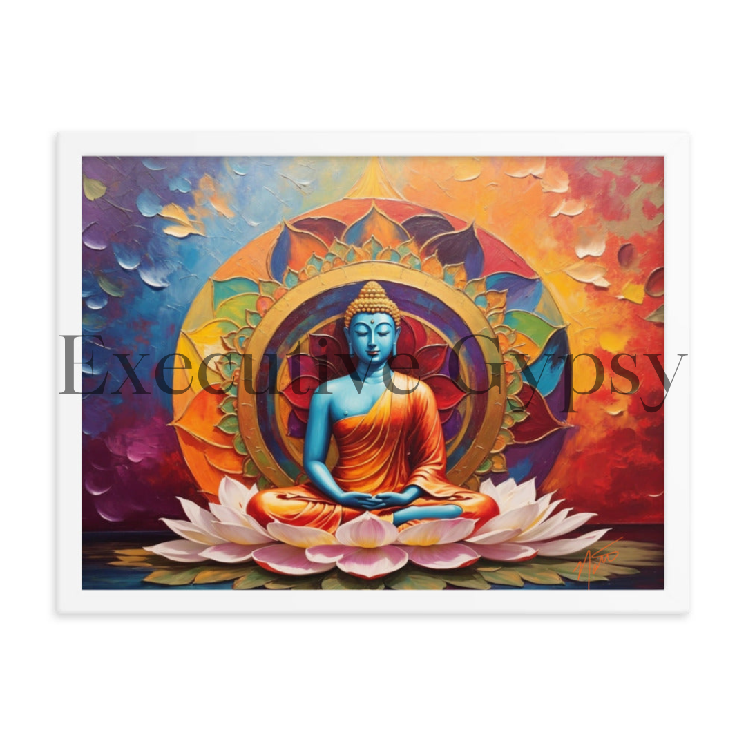 Lotus Buddha Framed Artwork