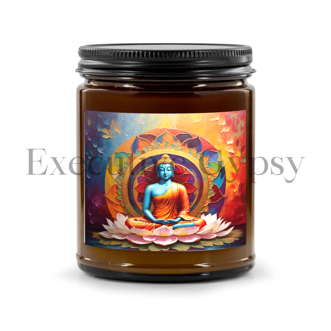 Lotus Buddha Candle