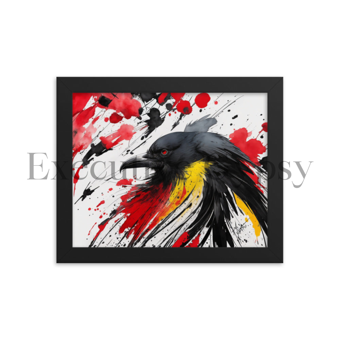 Medicine Raven Framed Artwork