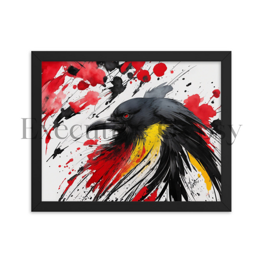 Medicine Raven Framed Artwork