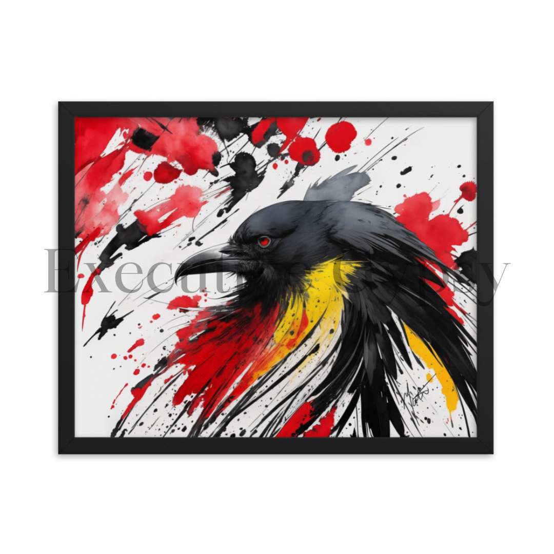 Medicine Raven Framed Artwork