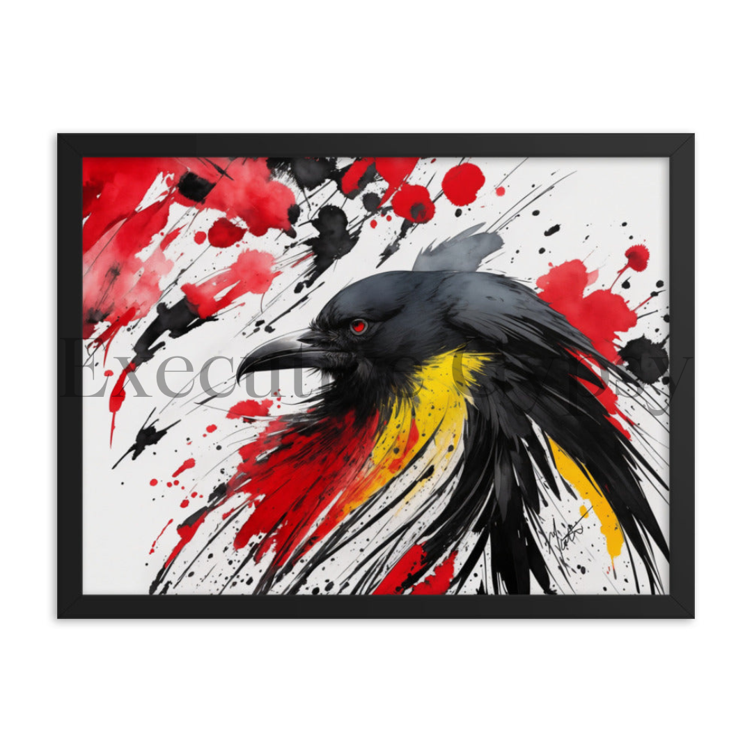 Medicine Raven Framed Artwork