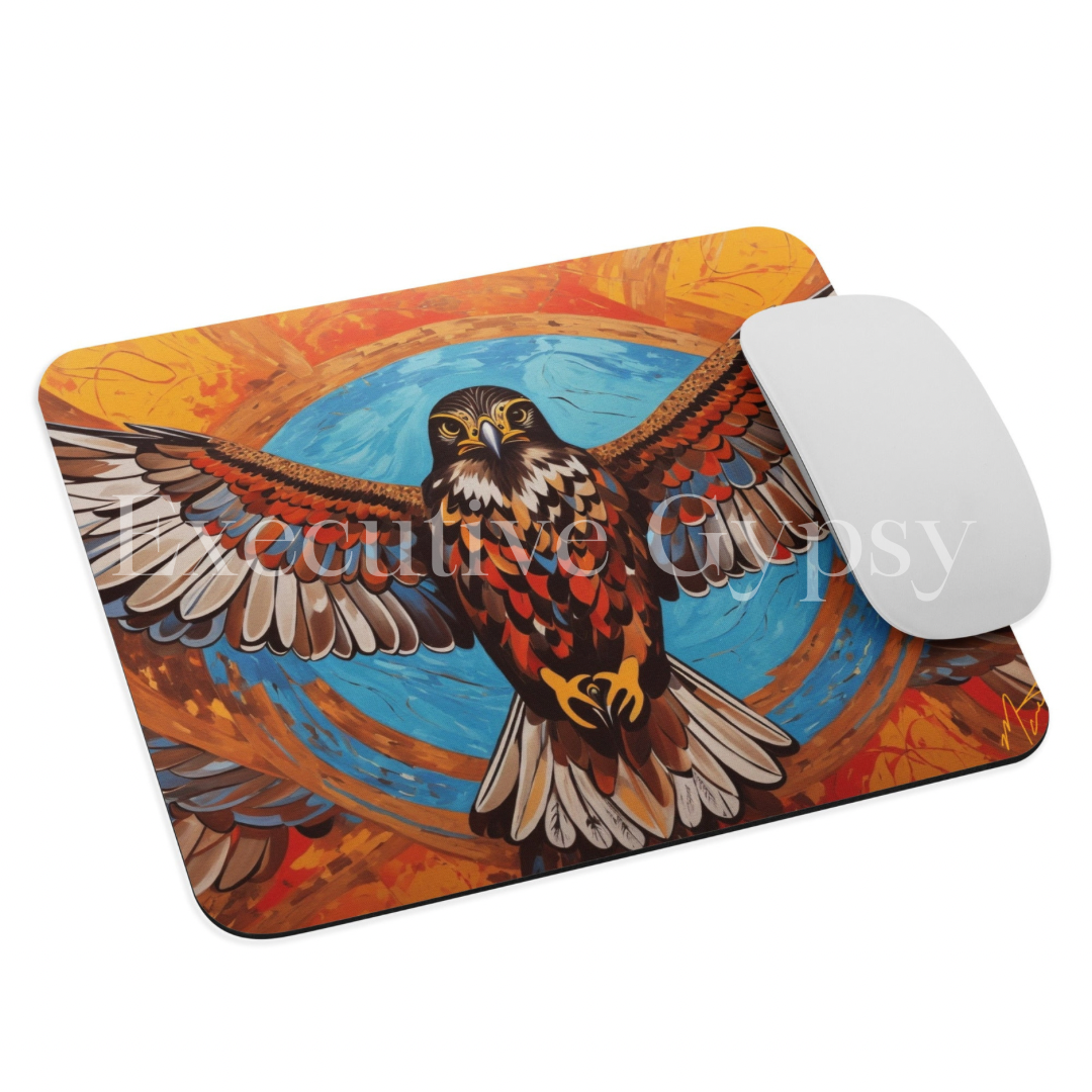 Rising Hawk Mouse pad