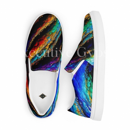 Joy Swirl Men’s slip-on canvas shoes