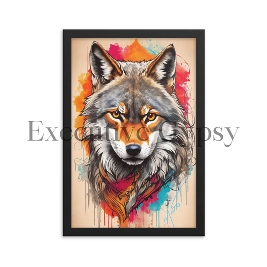 Wolf Totem Framed Print