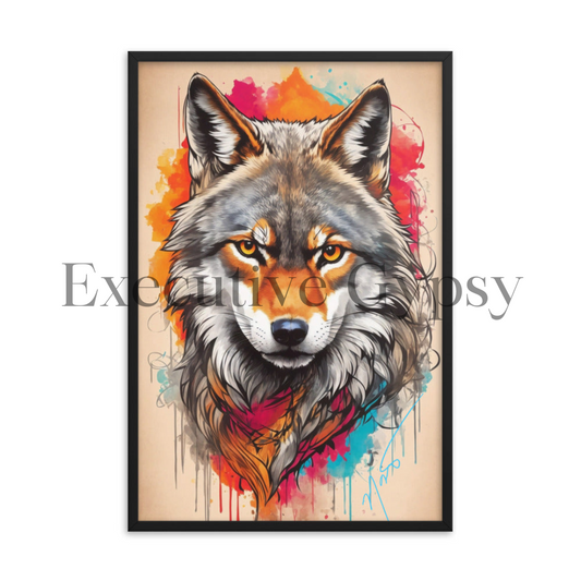 Wolf Totem Framed Print