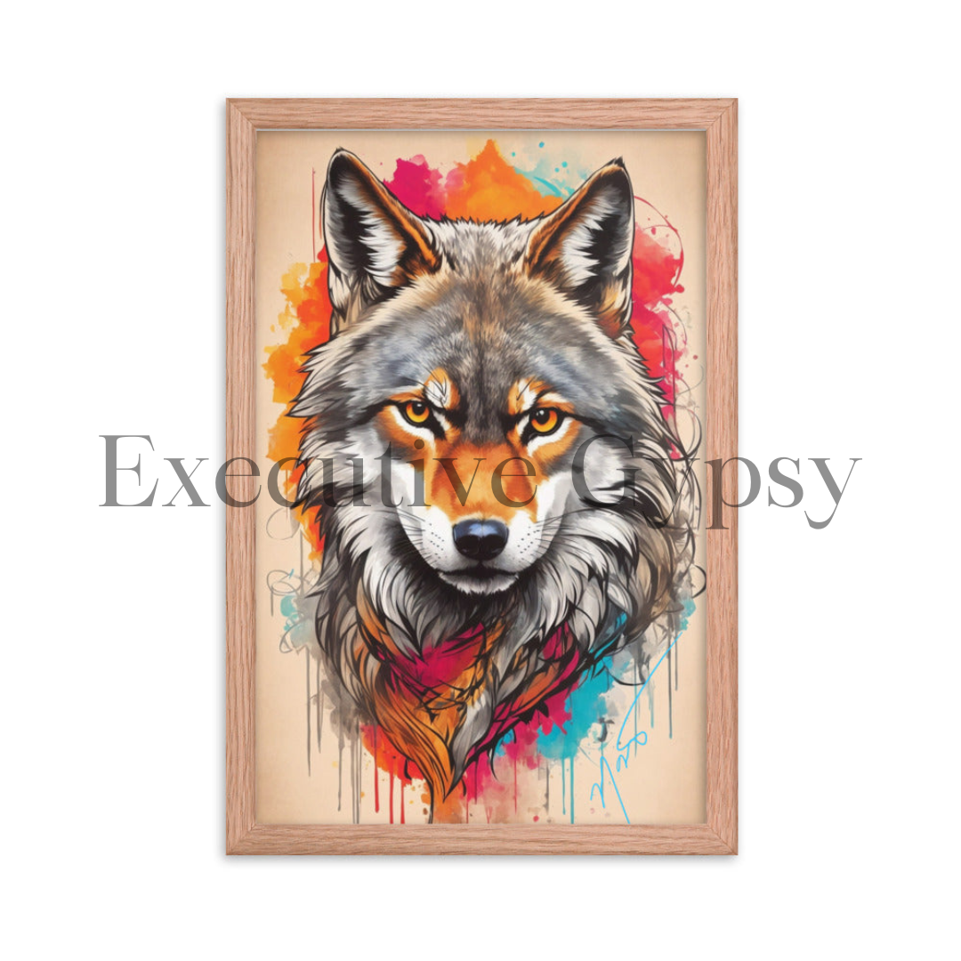 Wolf Totem Framed Print