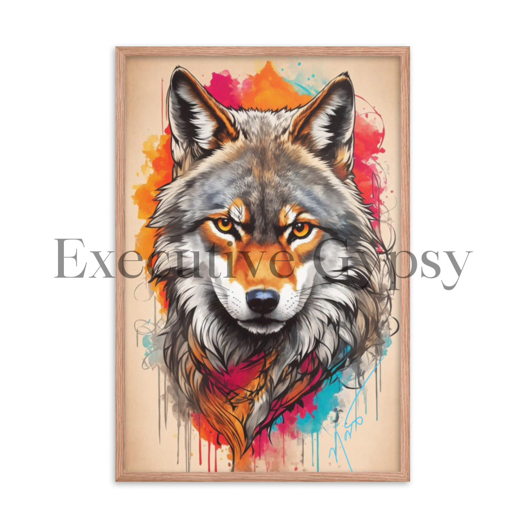 Wolf Totem Framed Print