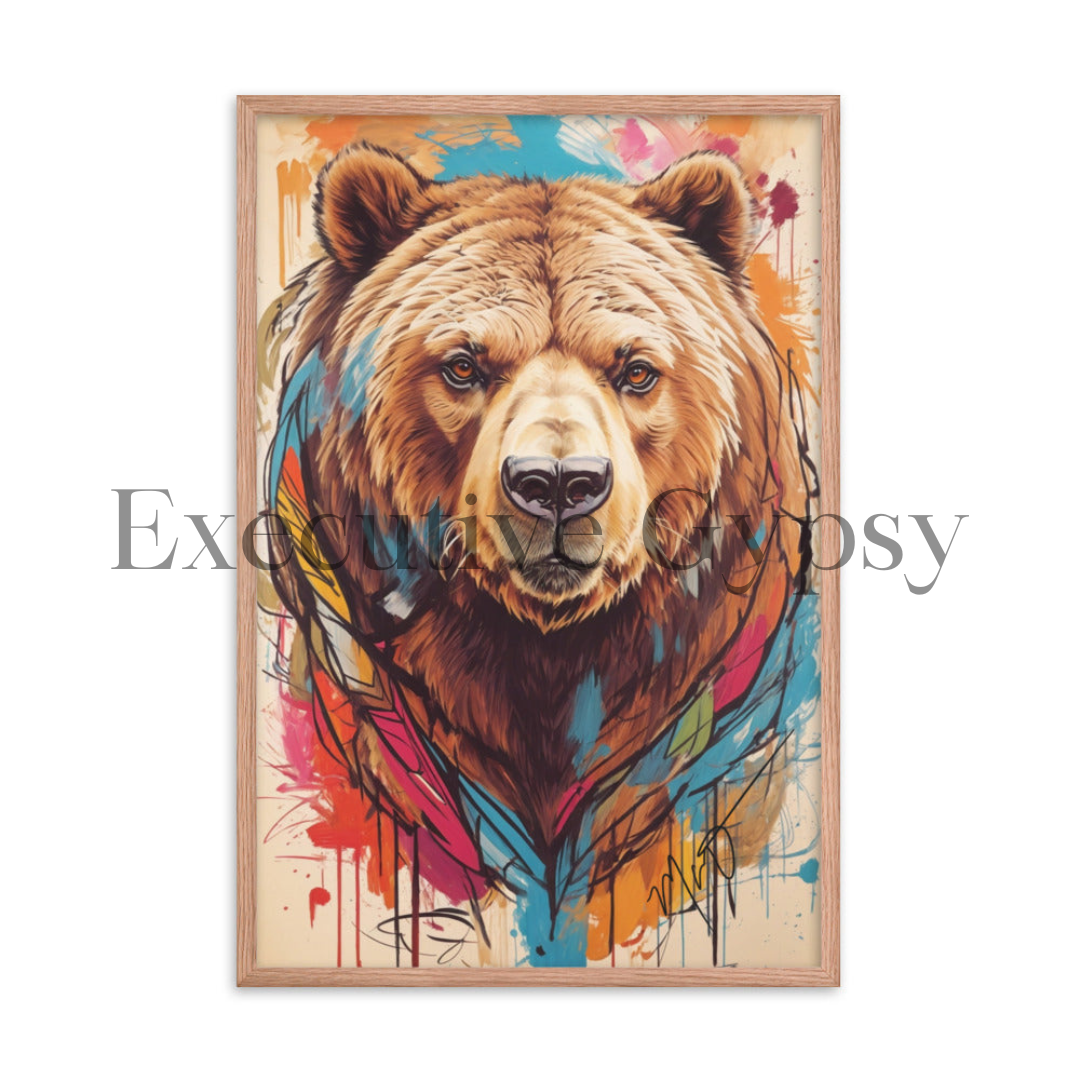 Bear Totem Framed Print