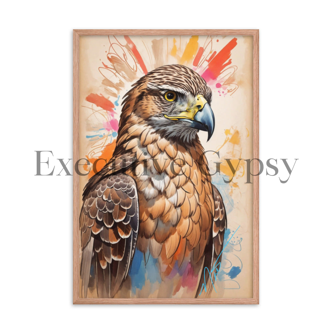 Hawk Medicine Framed Print