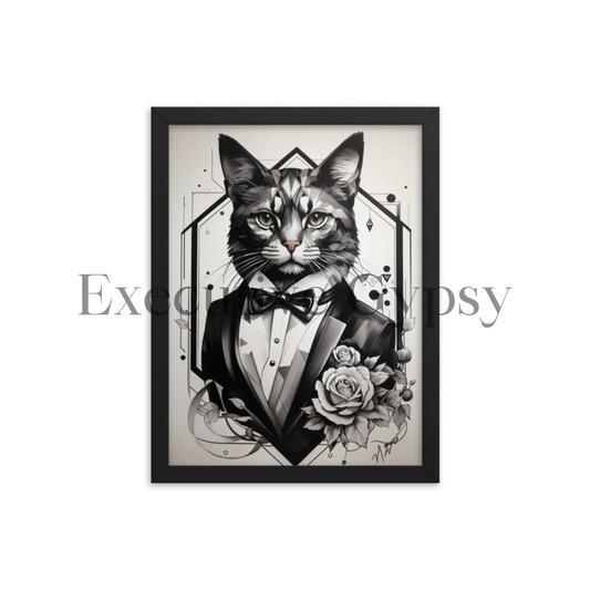 Sophisticated Gentleman Framed Print